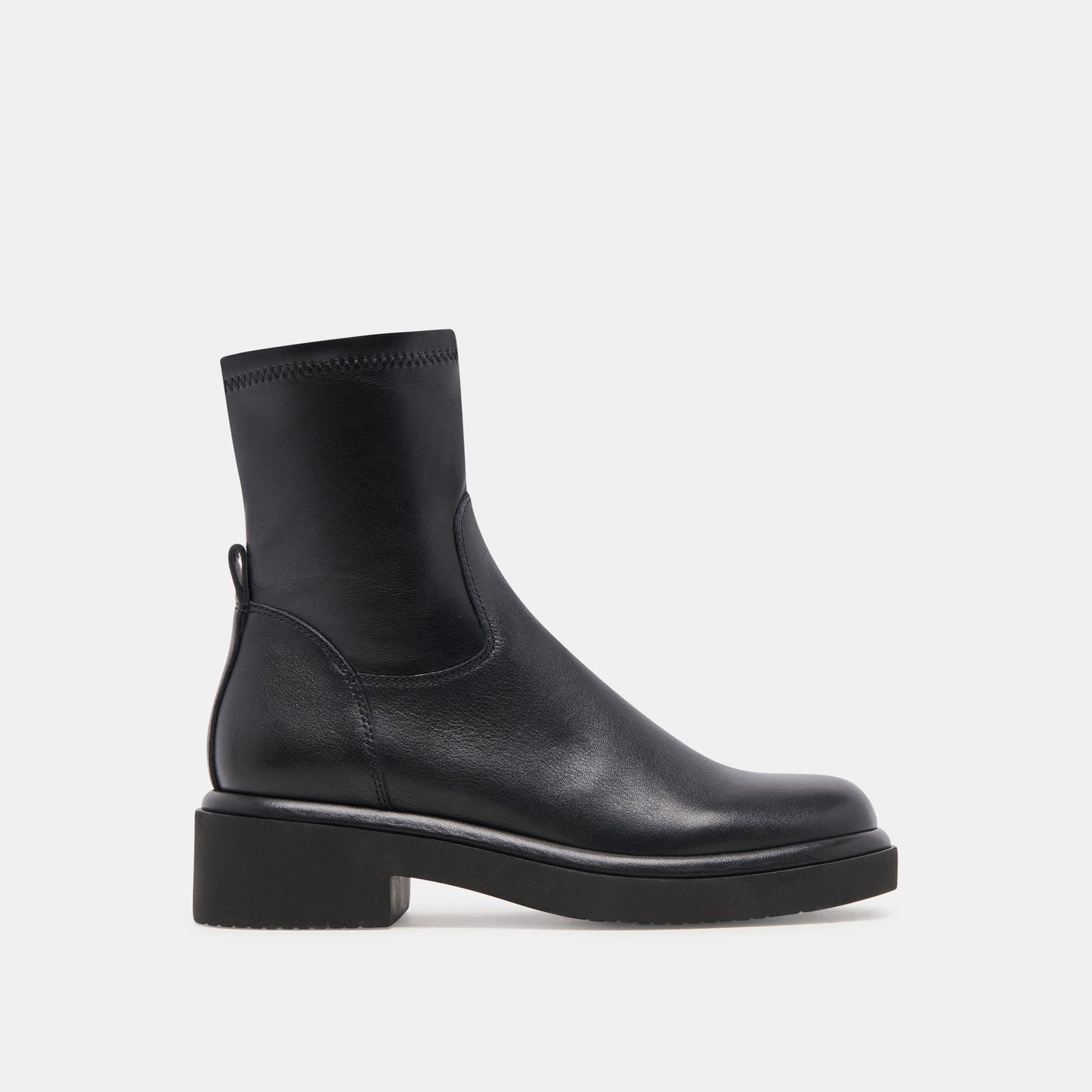 Simaya H2O Wide Black Leather Boots - Dolce Vita