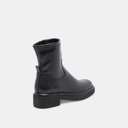 Simaya H2O Wide Black Leather Boots - Dolce Vita