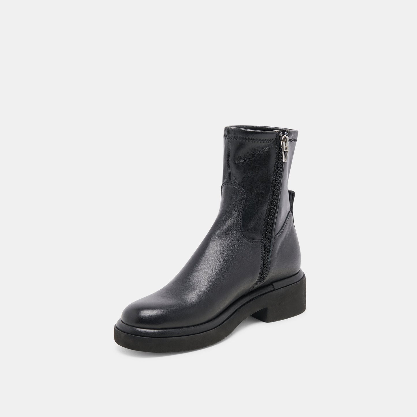 Simaya H2O Wide Black Leather Boots - Dolce Vita