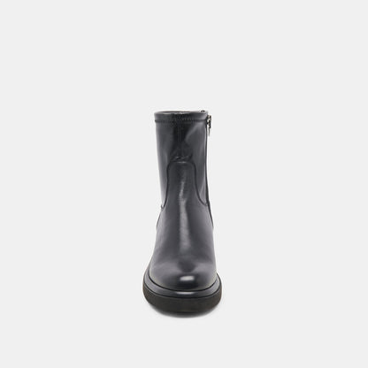 Simaya H2O Wide Black Leather Boots - Dolce Vita