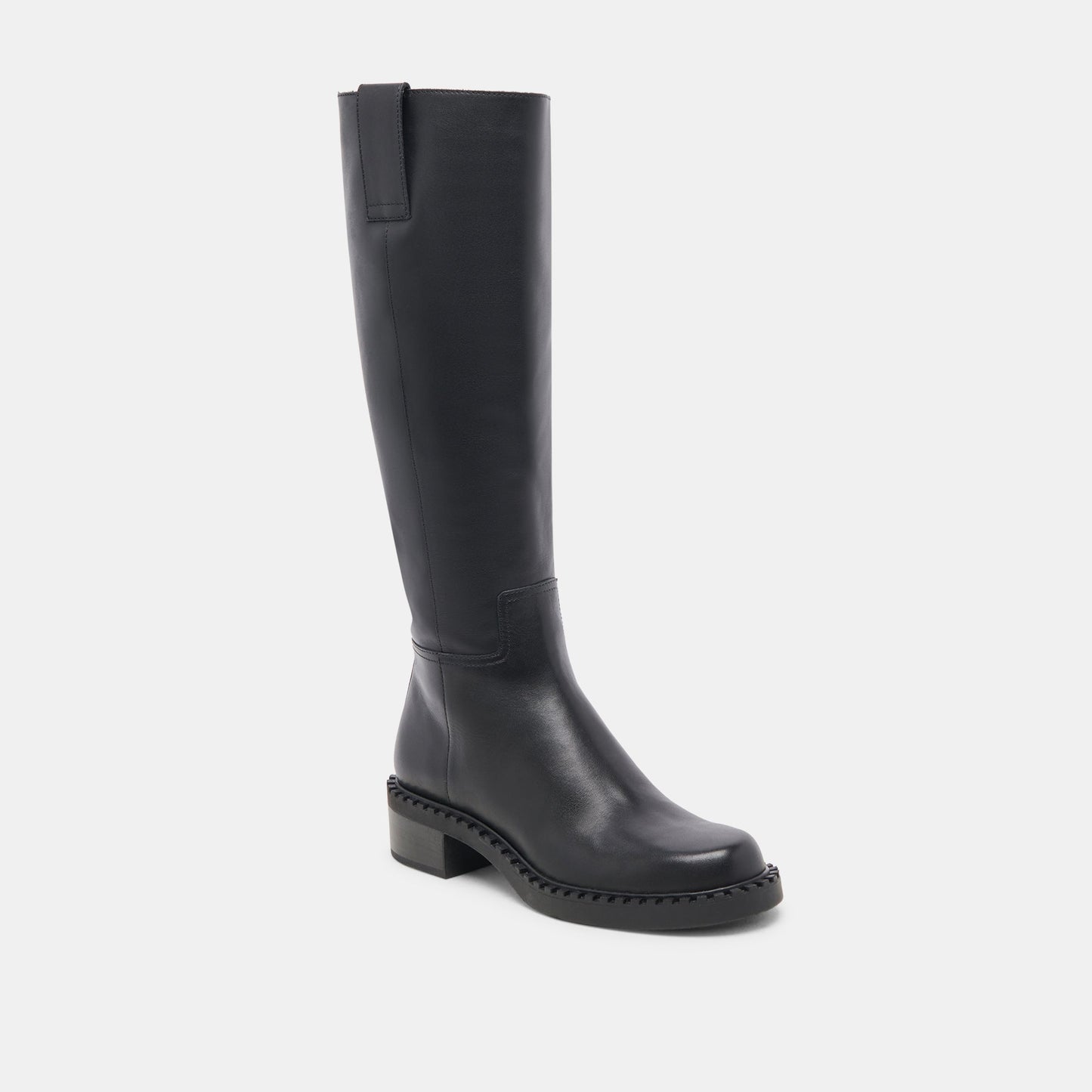 Glory H2O Waterproof Black Leather Extra Wide Calf Boots - Dolce Vita