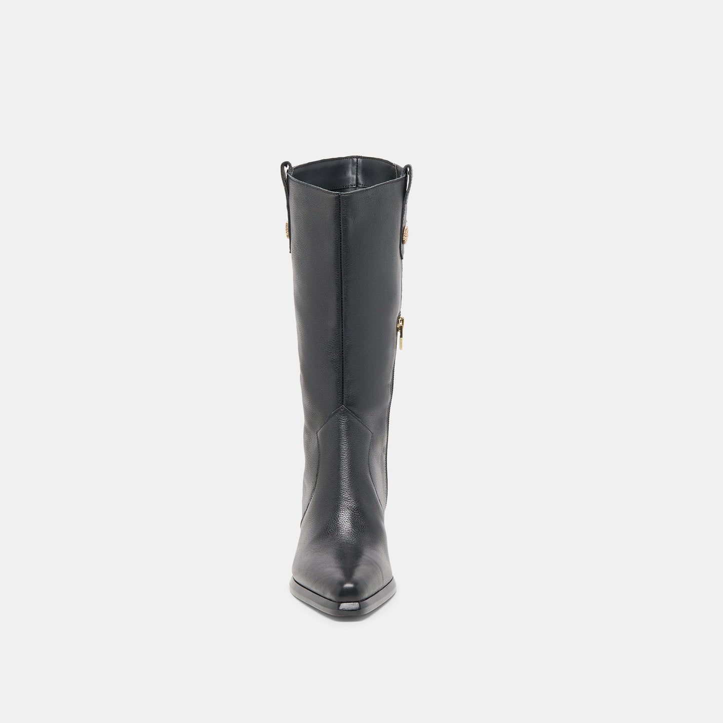 Vern Black Leather Boots - Dolce Vita