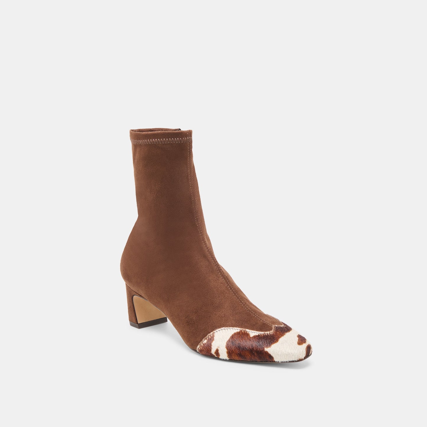 Anika Dk Brown Multi Stella Suede Boots - Dolce Vita