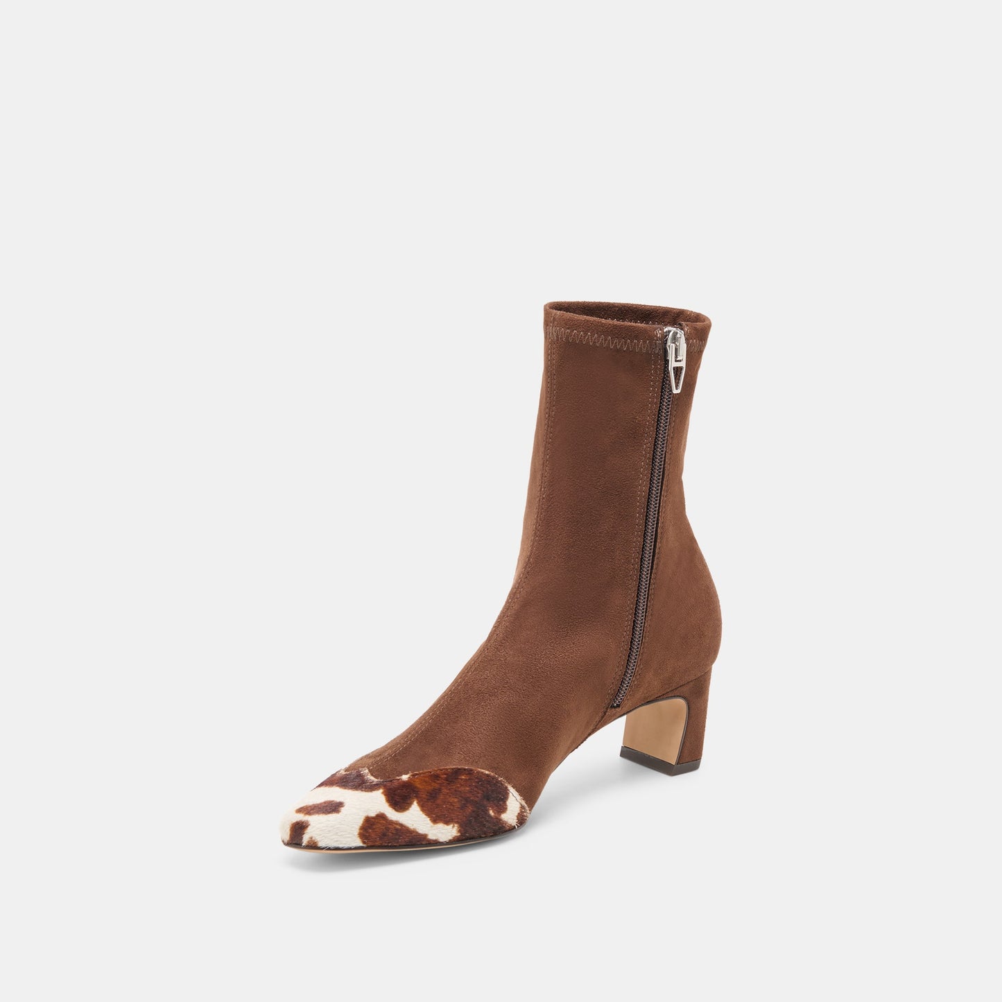 Anika Dk Brown Multi Stella Suede Boots - Dolce Vita