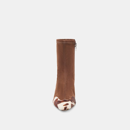 Anika Dk Brown Multi Stella Suede Boots - Dolce Vita
