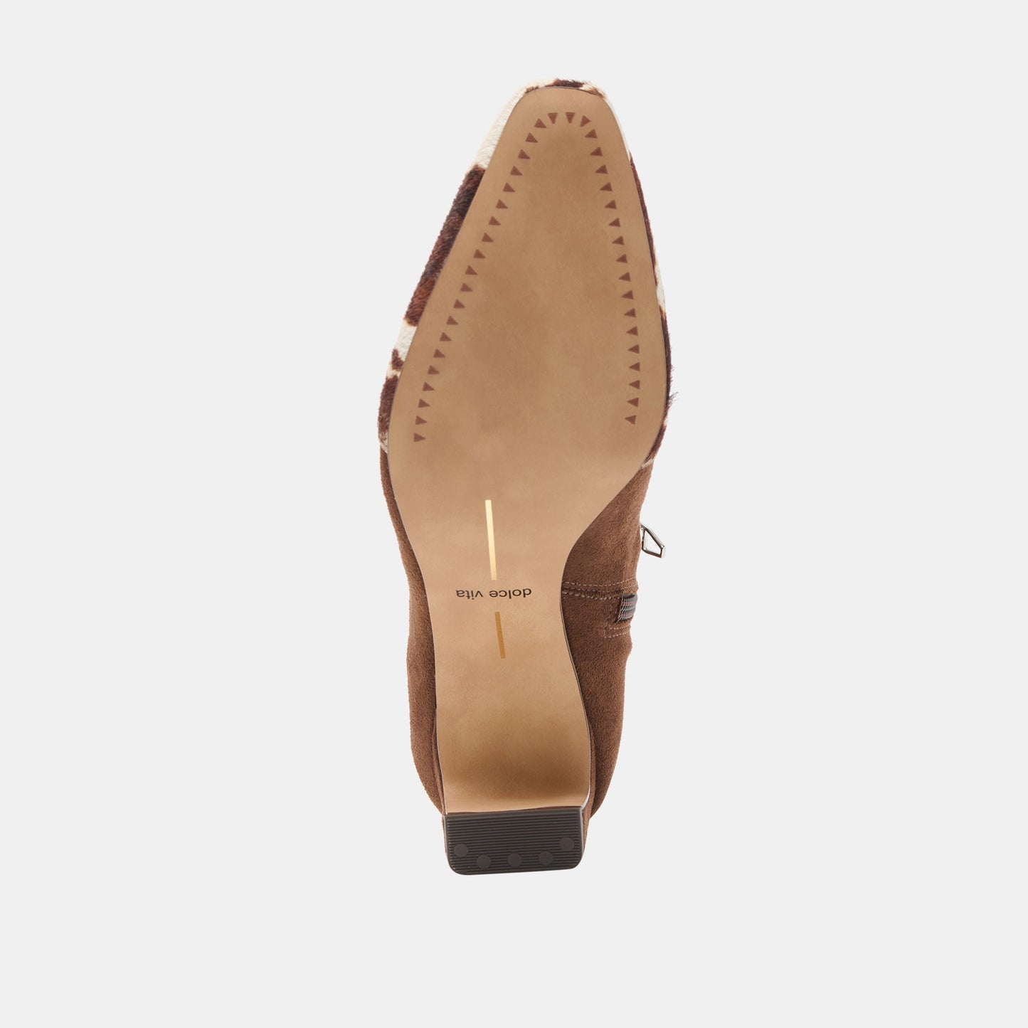 Anika Dk Brown Multi Stella Suede Boots - Dolce Vita