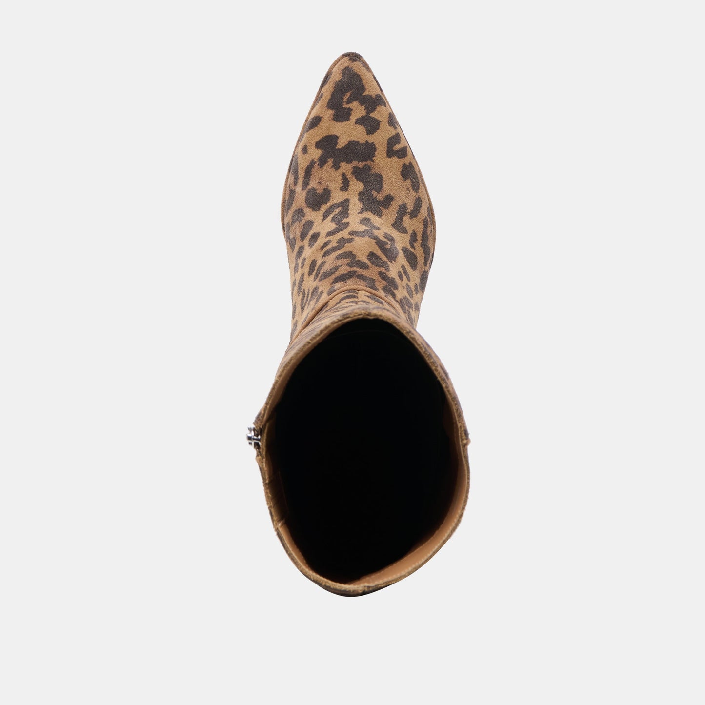 Aldy Brown Leopard Printed Suede Boots - Dolce Vita