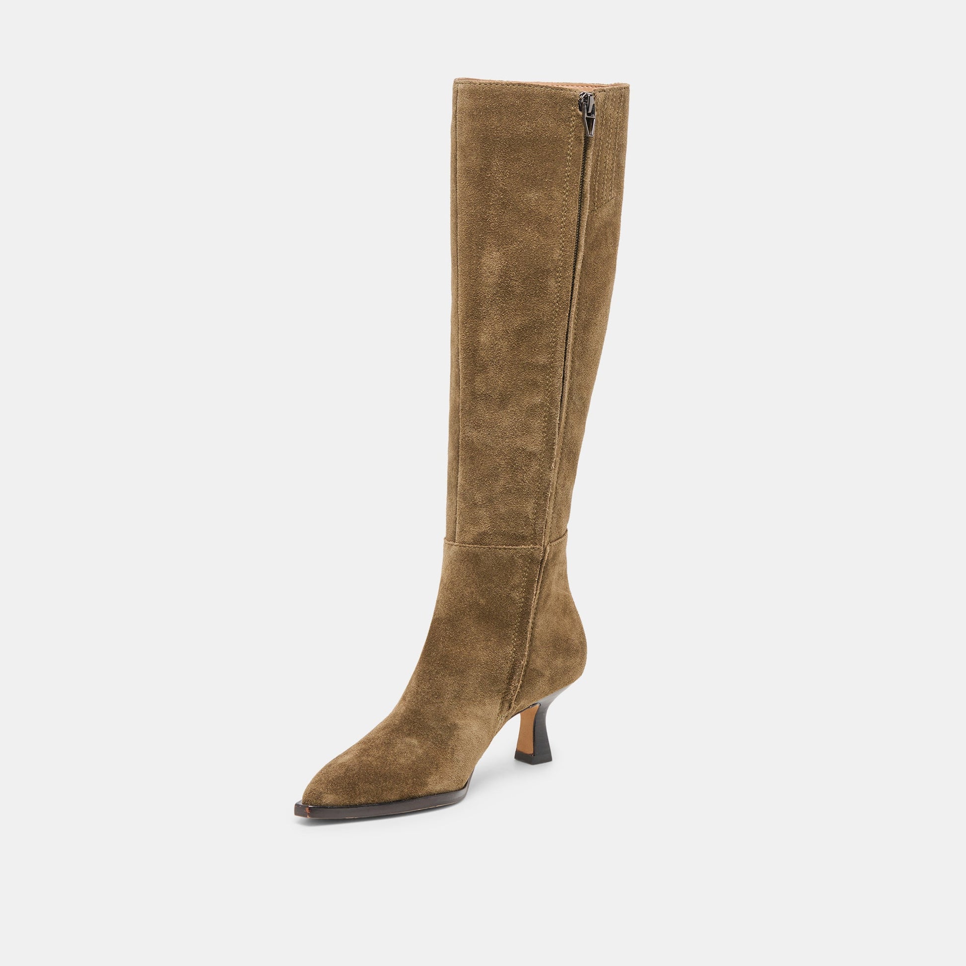 Auggie Olive Suede Boots - Dolce Vita