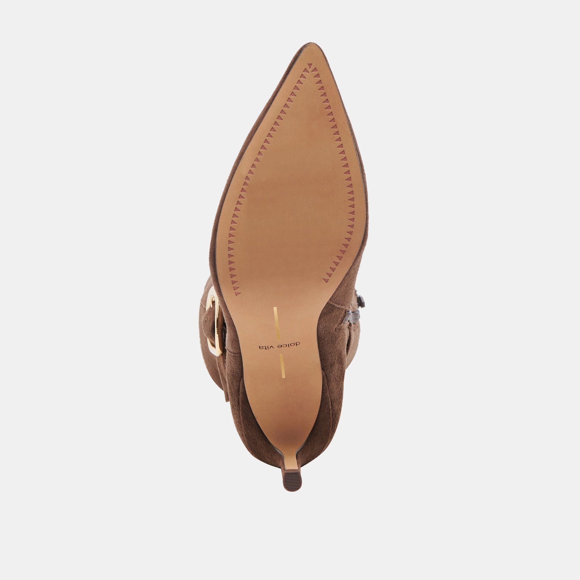 KINZY BOOTS DK BROWN SUEDE - Dolce Vita