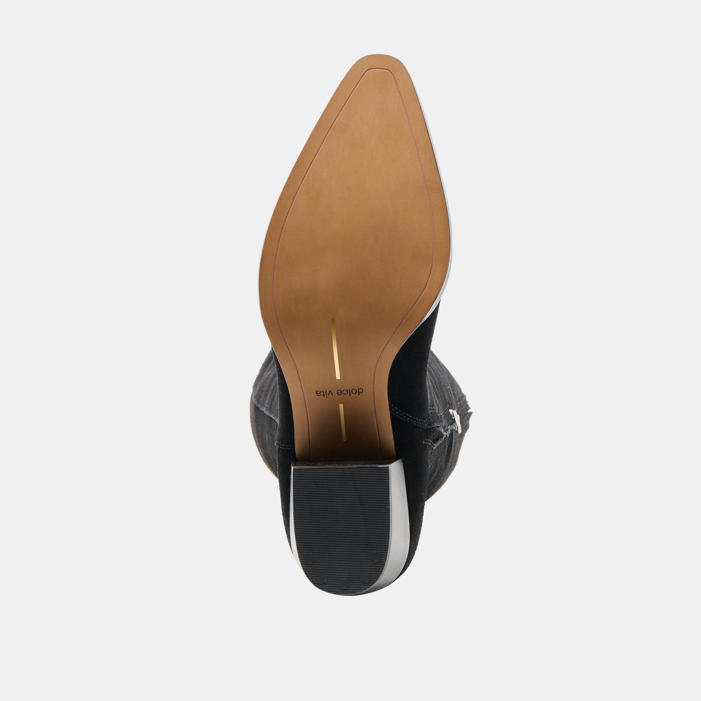 Virona H2O Waterproof Onyx Suede Wide Calf Boots - Dolce Vita