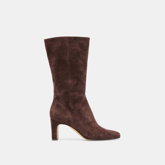 Riggs Mahogany Suede Boots - Dolce Vita