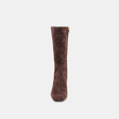 Riggs Mahogany Suede Boots - Dolce Vita