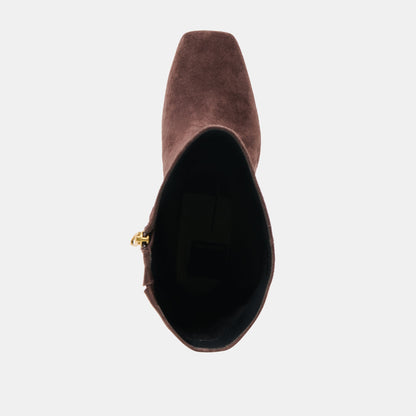 Riggs Mahogany Suede Boots - Dolce Vita