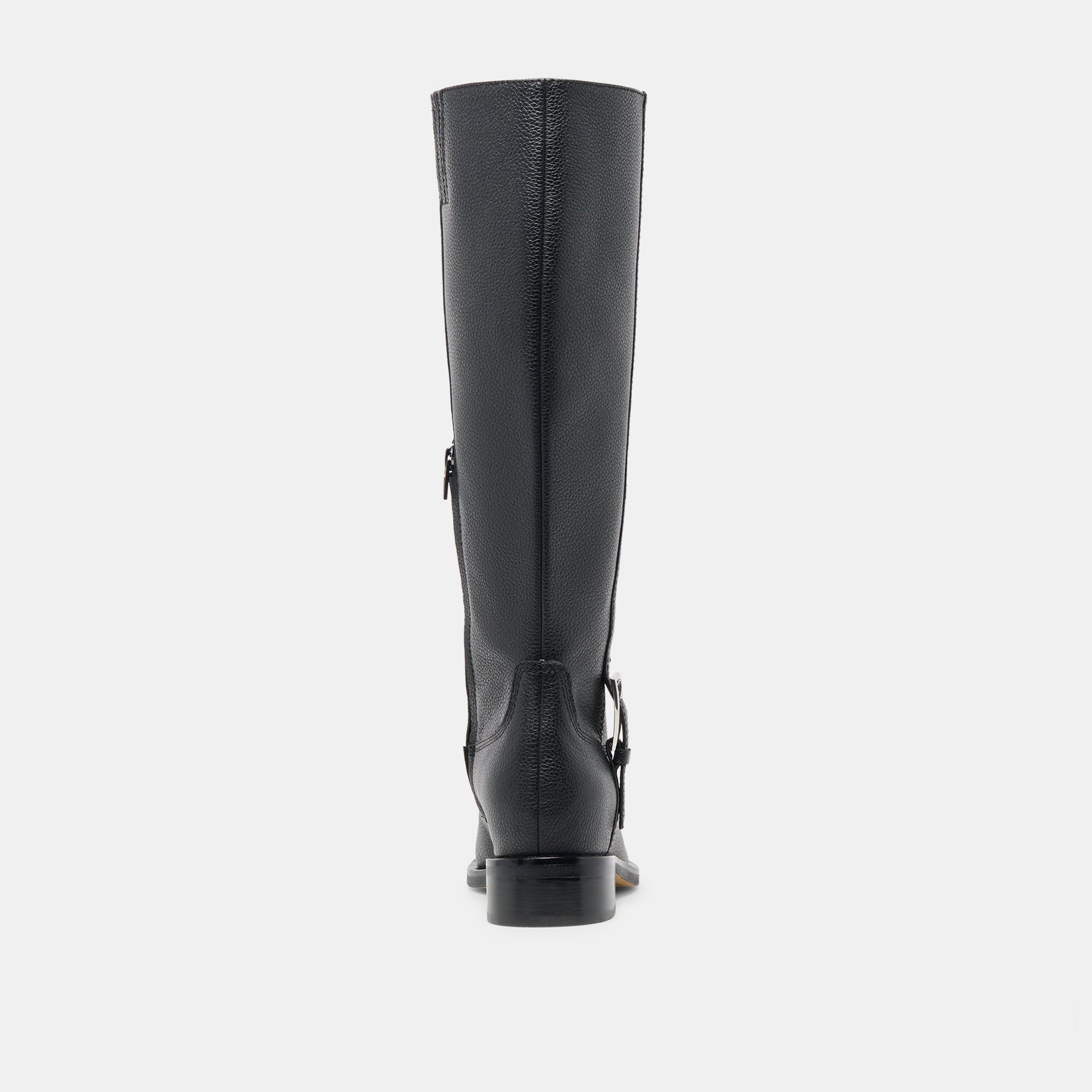 Kilian H2O Waterproof Black Leather Wide Calf Boots - Dolce Vita