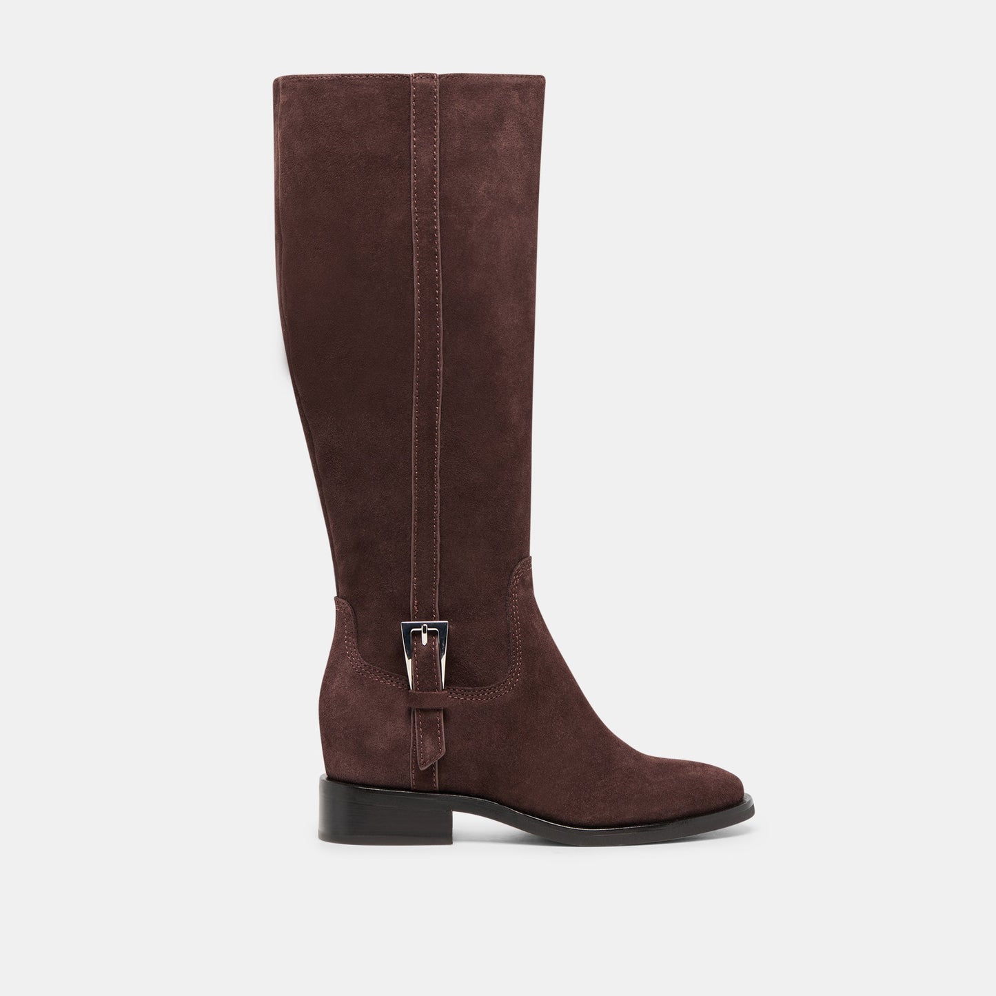 Kilian H2O Waterproof Mahogany Suede Wide Calf Boots - Dolce Vita