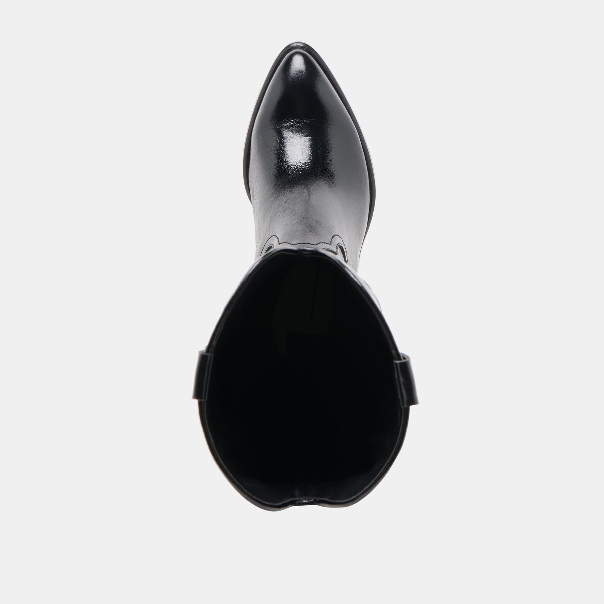 Mirla Black Leather Boots - Dolce Vita