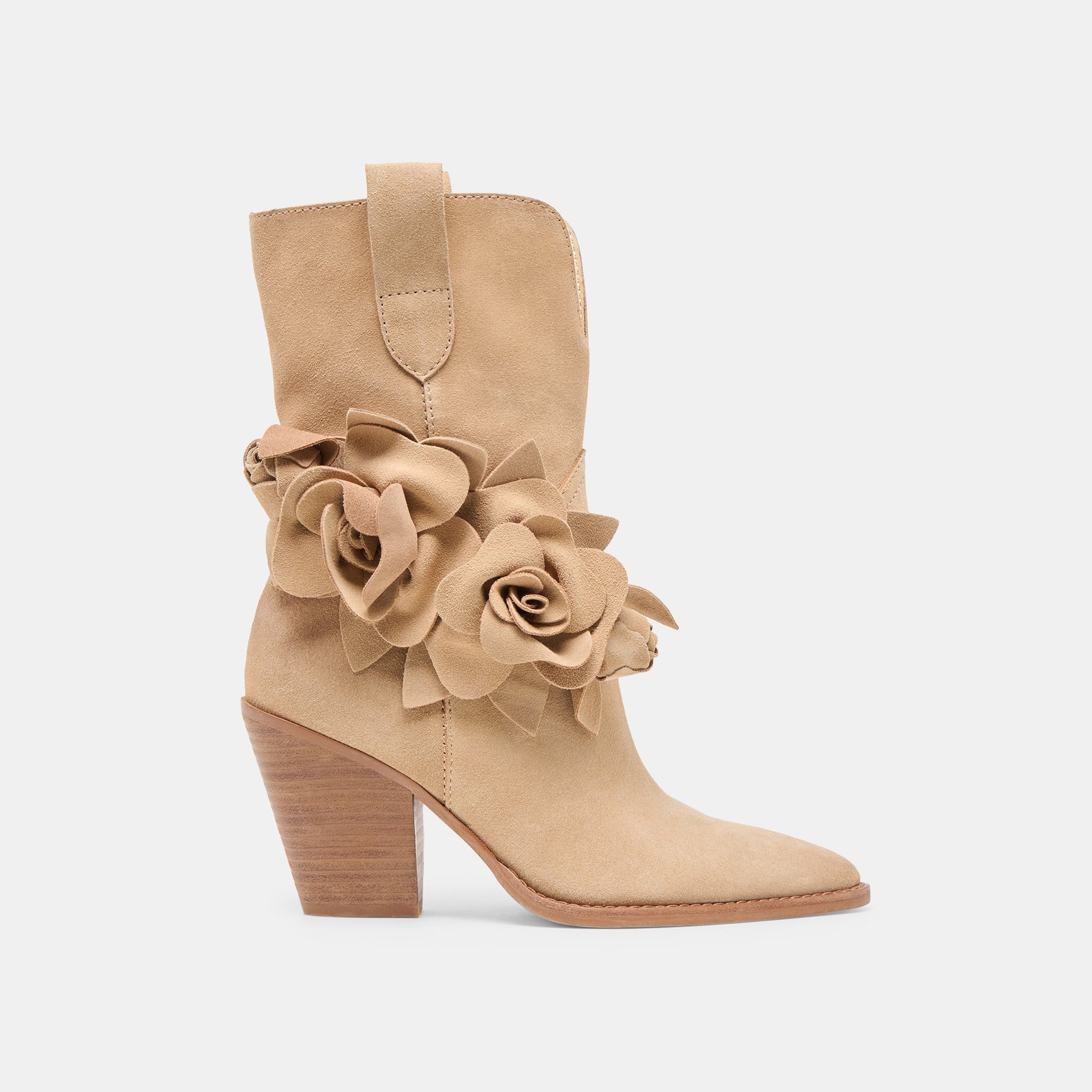 Jakel Camel Suede Boots - Dolce Vita