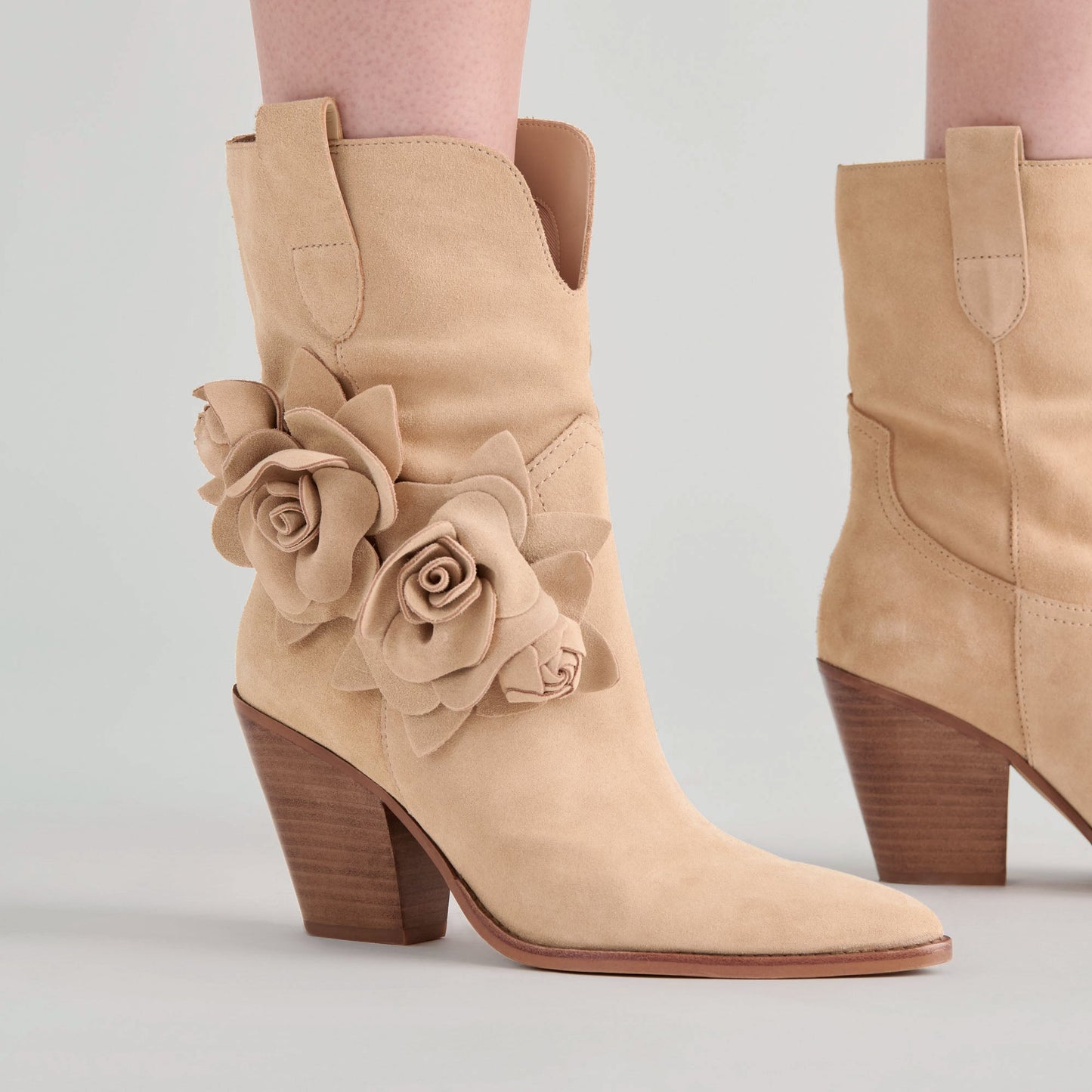 Jakel Camel Suede Boots - Dolce Vita