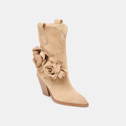 Jakel Camel Suede Boots - Dolce Vita