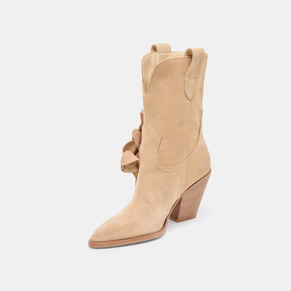 Jakel Camel Suede Boots - Dolce Vita