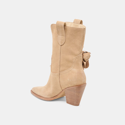 Jakel Camel Suede Boots - Dolce Vita