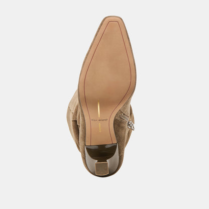 Lousa Olive Suede Boots - Dolce Vita