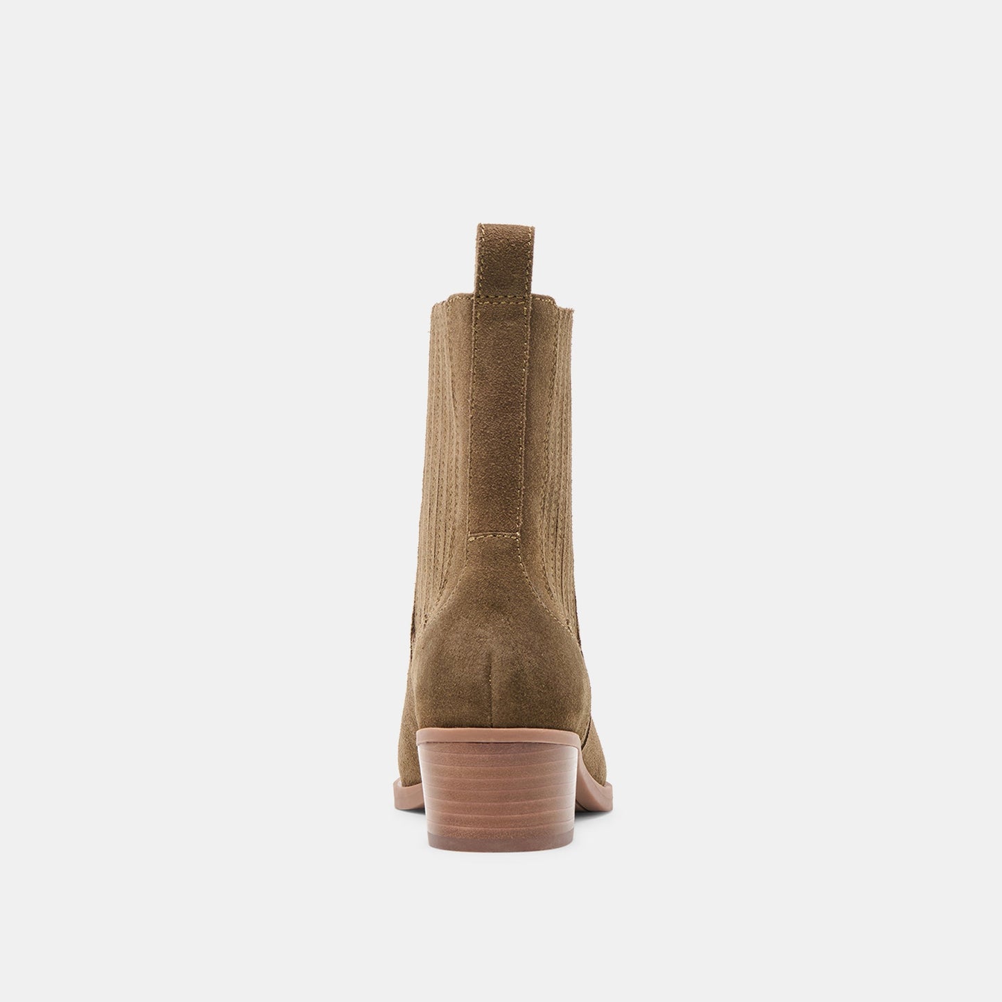 Faint H2O Waterproof Olive Suede Booties - Dolce Vita