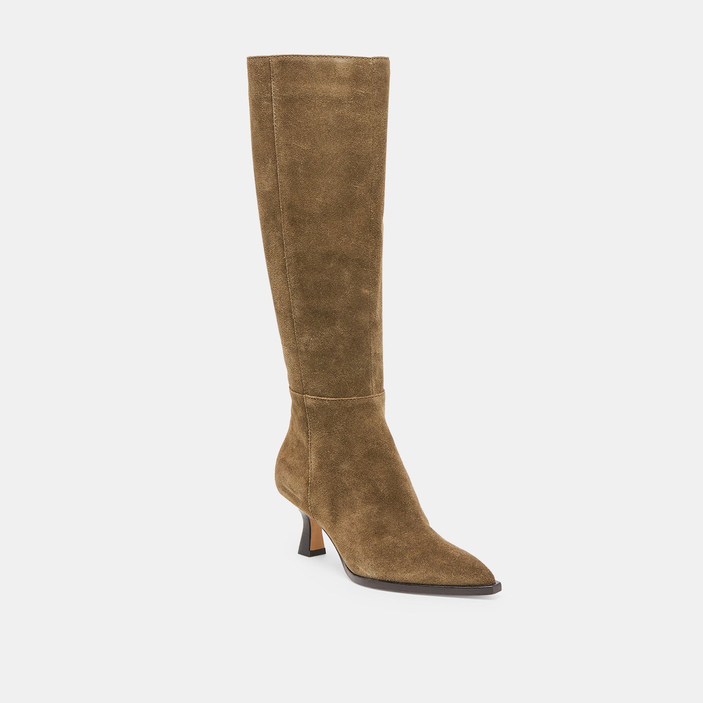 Auggie Olive Suede Wide Calf Boots - Dolce Vita