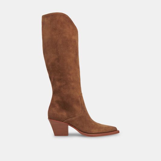 Raj Boots in Brown Suede - Dolce Vita