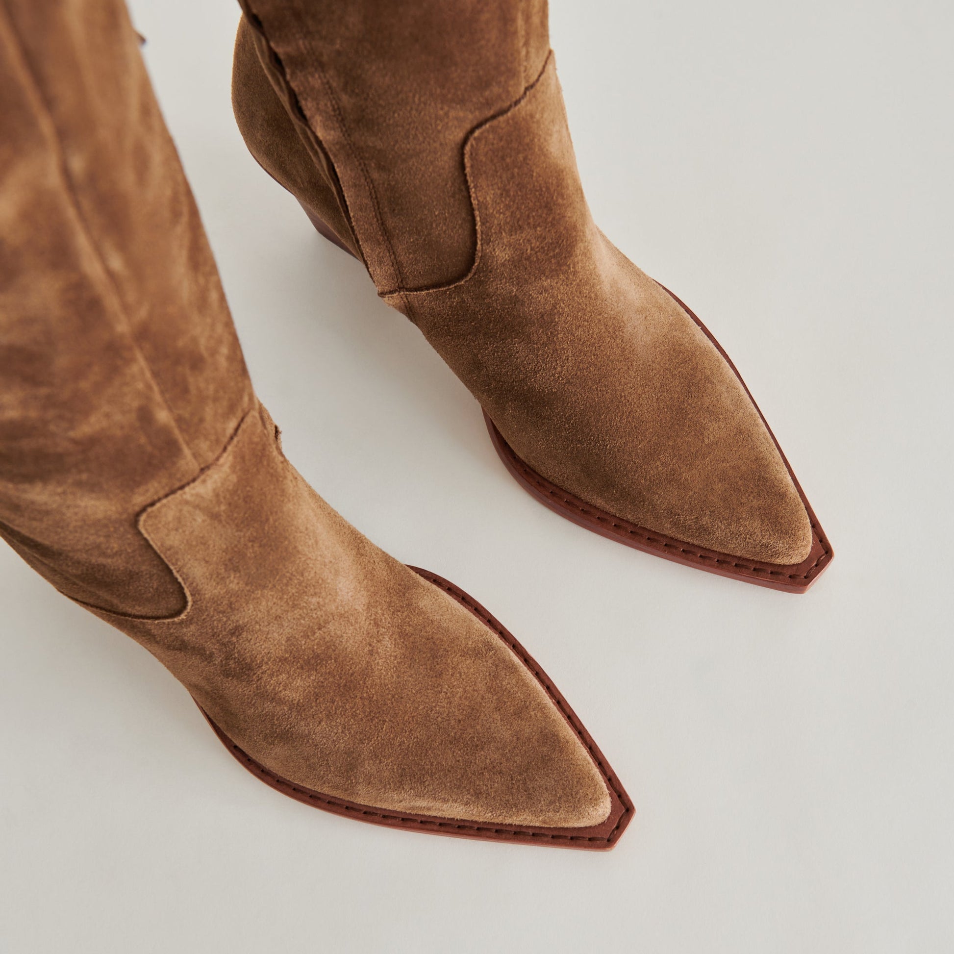 Raj Boots in Brown Suede - Dolce Vita