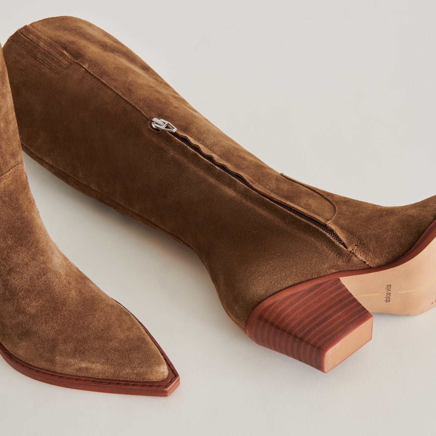 Raj Boots in Brown Suede - Dolce Vita