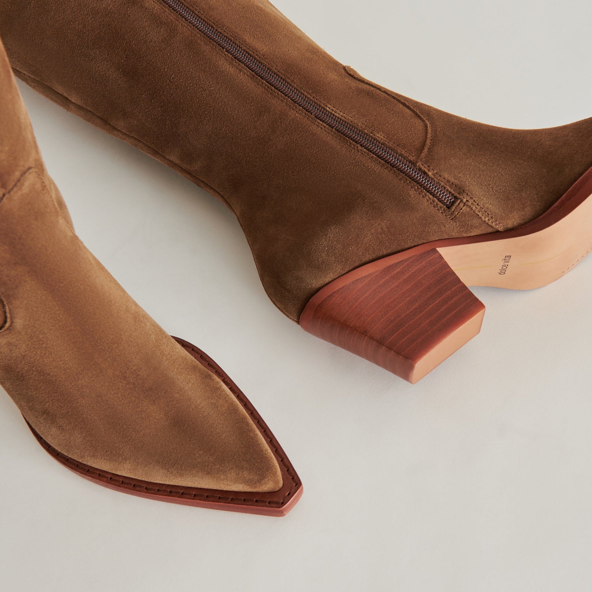 Raj Boots in Brown Suede - Dolce Vita