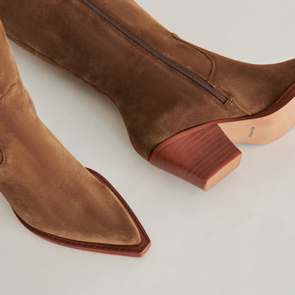 Raj Boots in Brown Suede - Dolce Vita