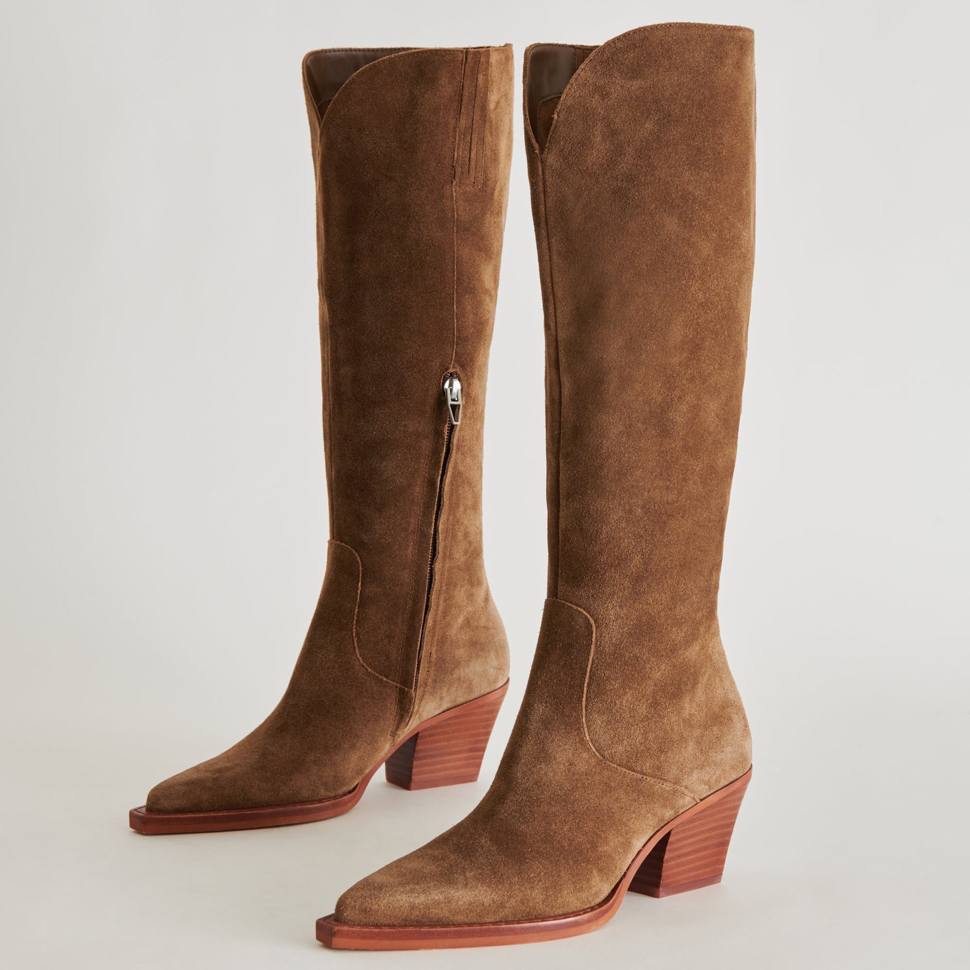 Raj Boots in Brown Suede - Dolce Vita