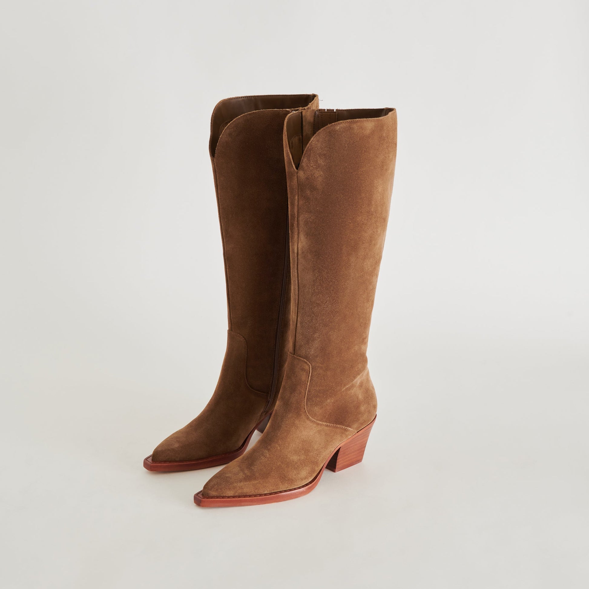 Raj Boots in Brown Suede - Dolce Vita