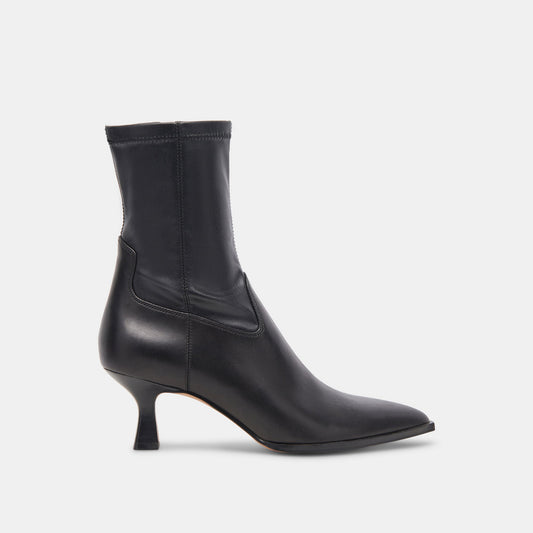 ARYA WIDE CALF BOOTS BLACK LEATHER - Dolce Vita