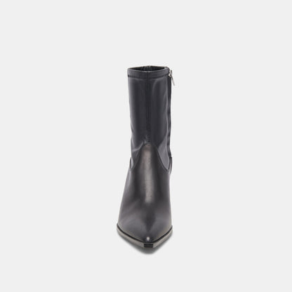 ARYA WIDE CALF BOOTS BLACK LEATHER - Dolce Vita