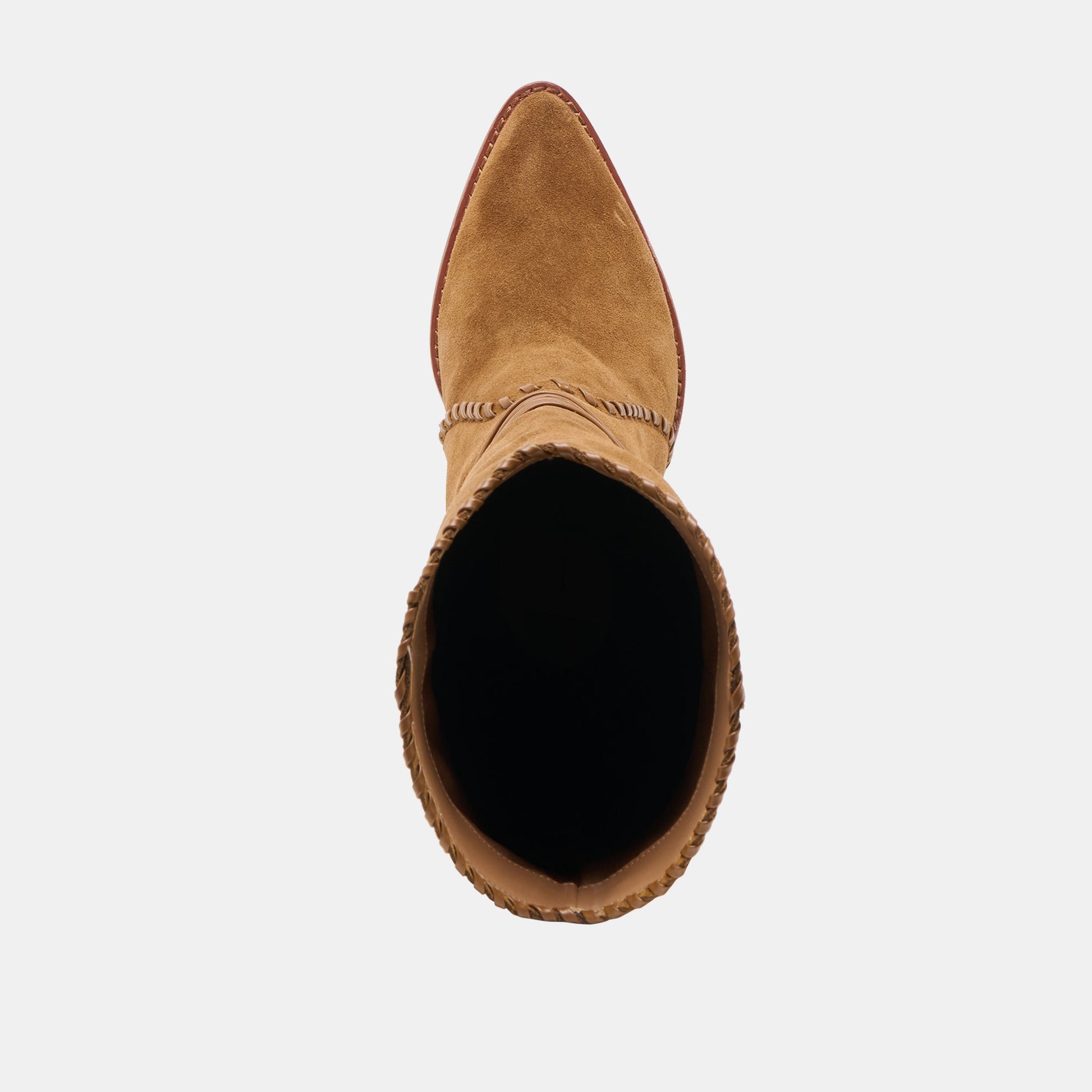 Jody Lt Brown Suede Boots - Dolce Vita