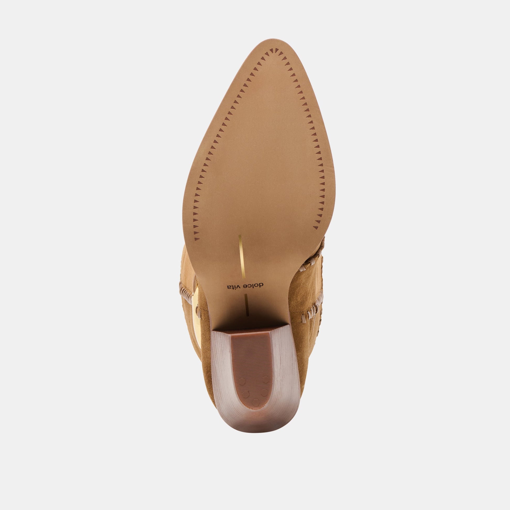 Jody Lt Brown Suede Boots - Dolce Vita