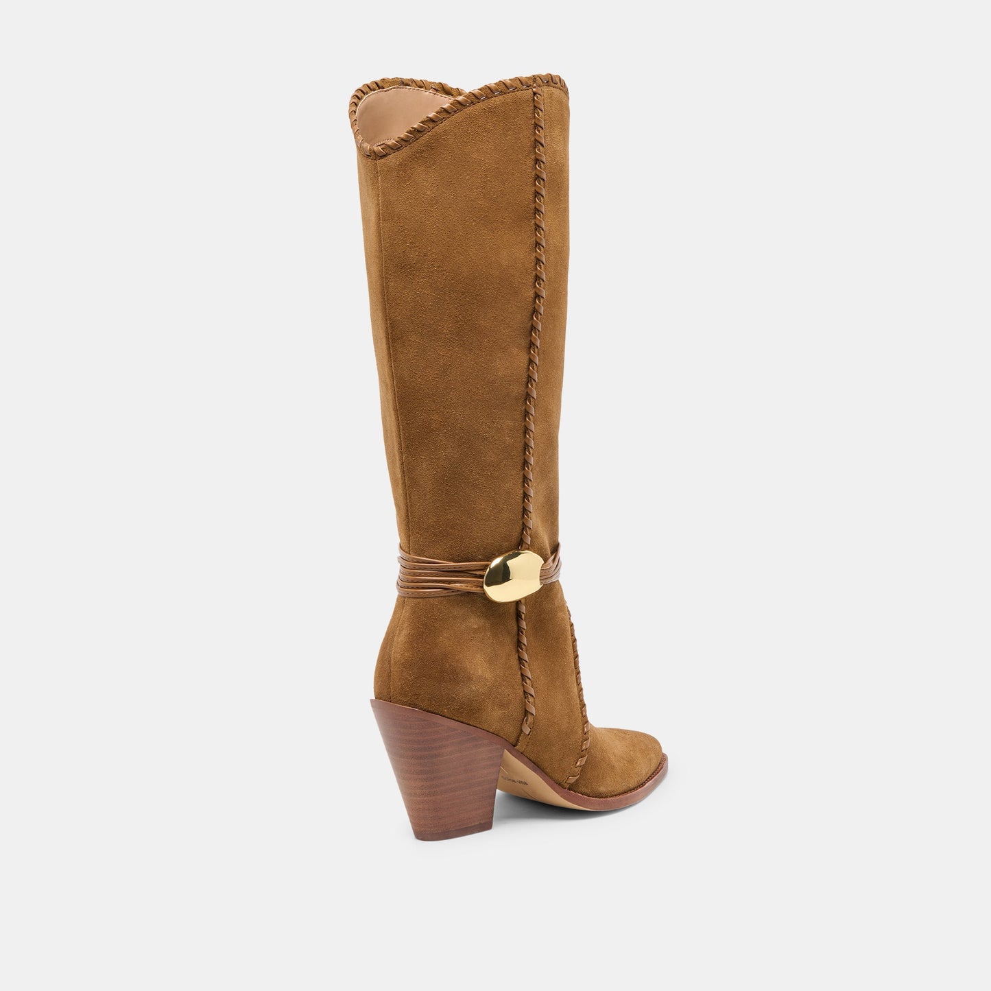 Jody Lt Brown Suede Boots - Dolce Vita