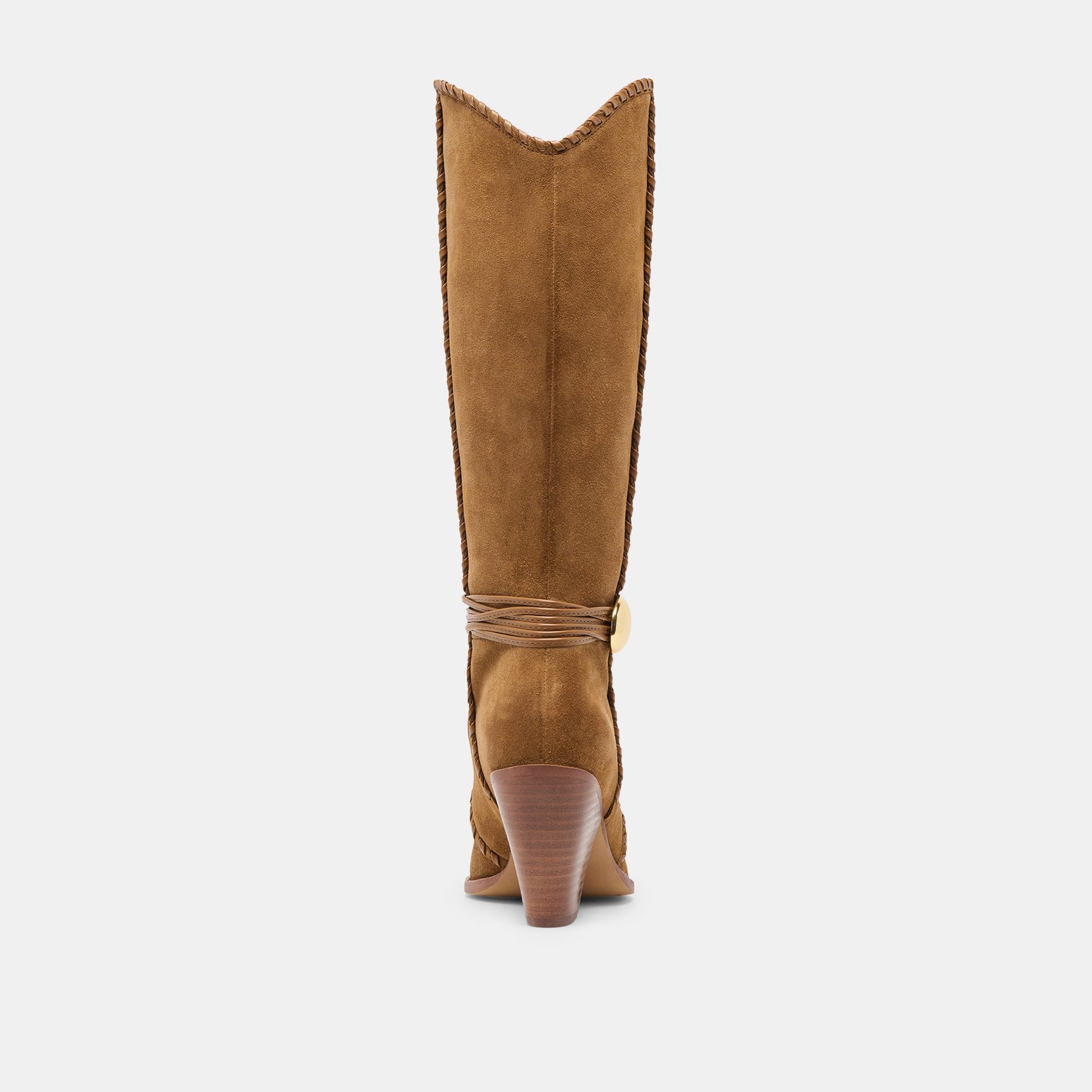 Jody Lt Brown Suede Boots - Dolce Vita