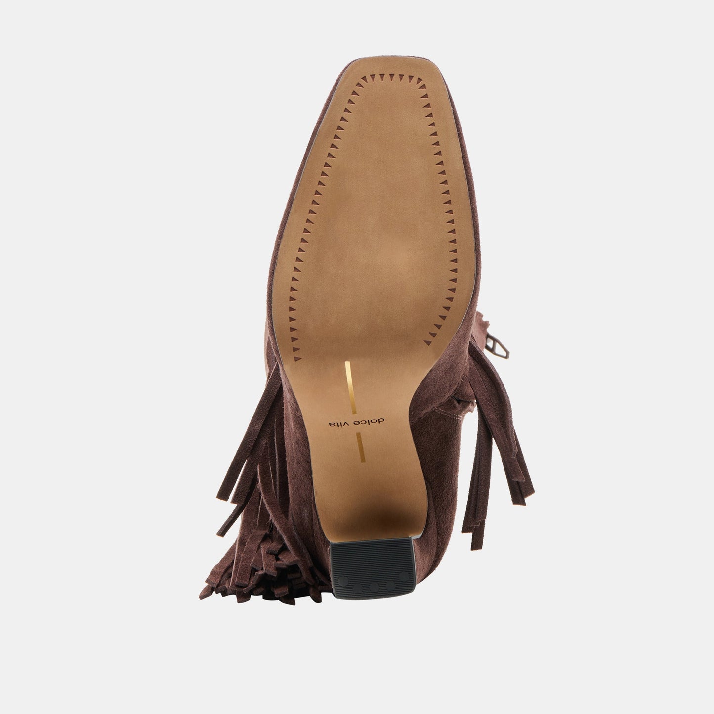 Giano Mahogany Suede Boots - Dolce Vita