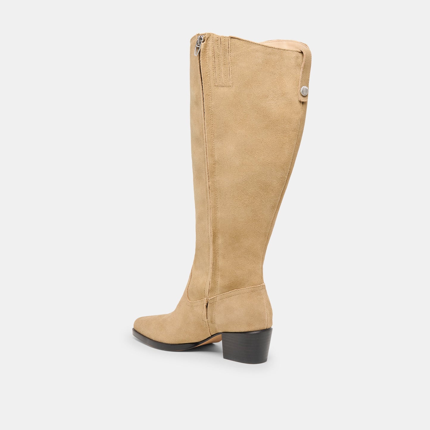 Virona H2O Waterproof Dk Taupe Suede Extra Wide Calf Boots - Dolce Vita