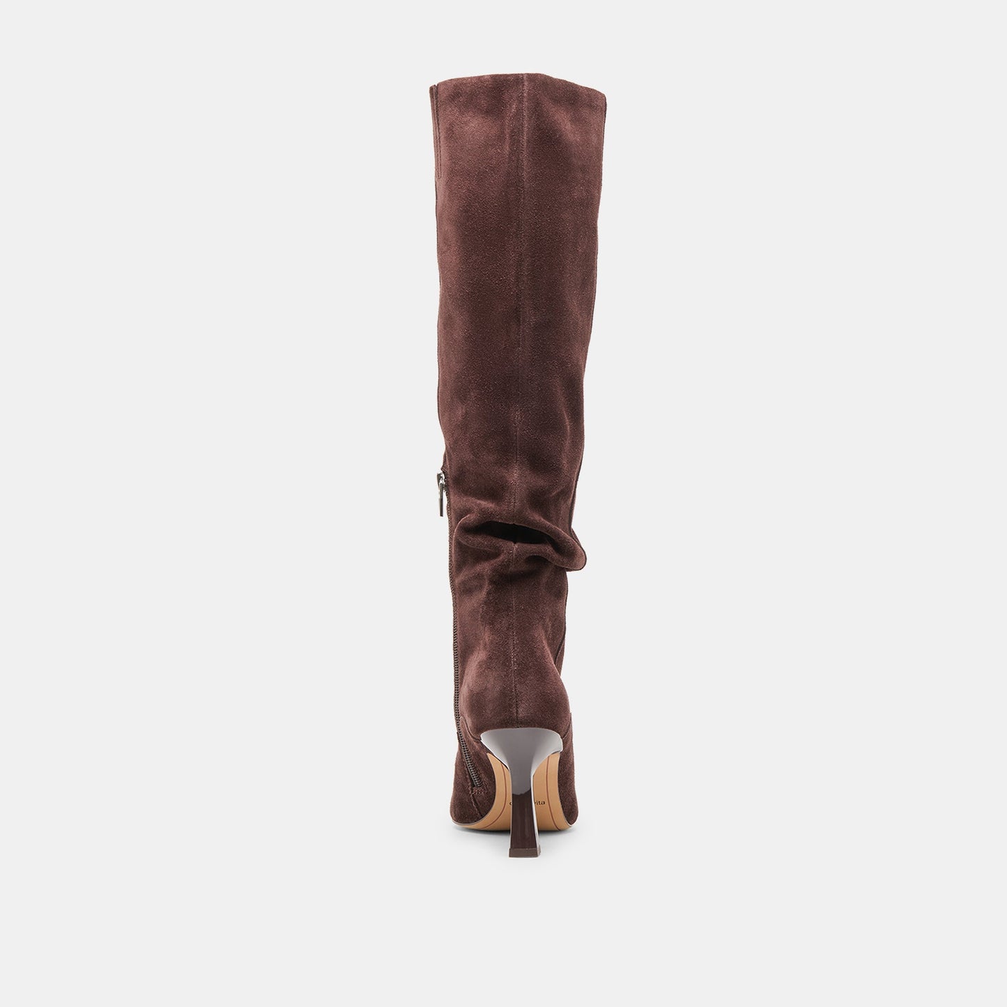 Lousa Mahogany Suede Wide Calf Boots - Dolce Vita