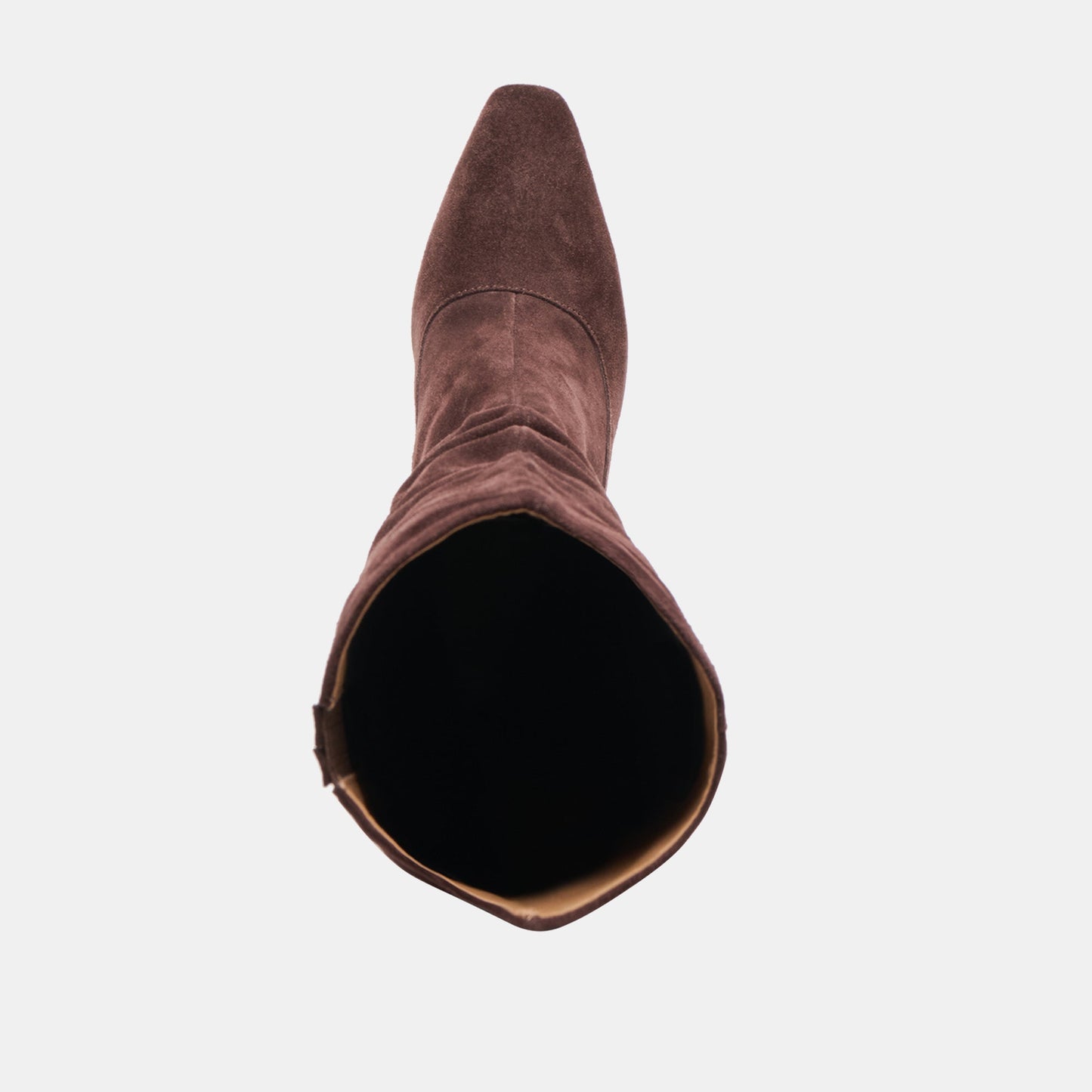 Lousa Mahogany Suede Wide Calf Boots - Dolce Vita