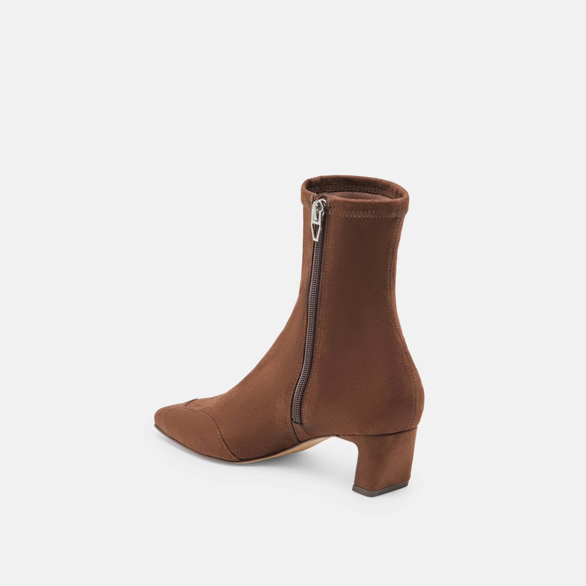 Anika Wide Dk Brown Stella Suede Boots - Dolce Vita
