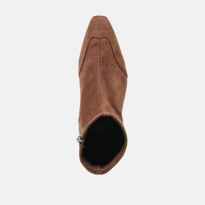 Anika Wide Dk Brown Stella Suede Boots - Dolce Vita