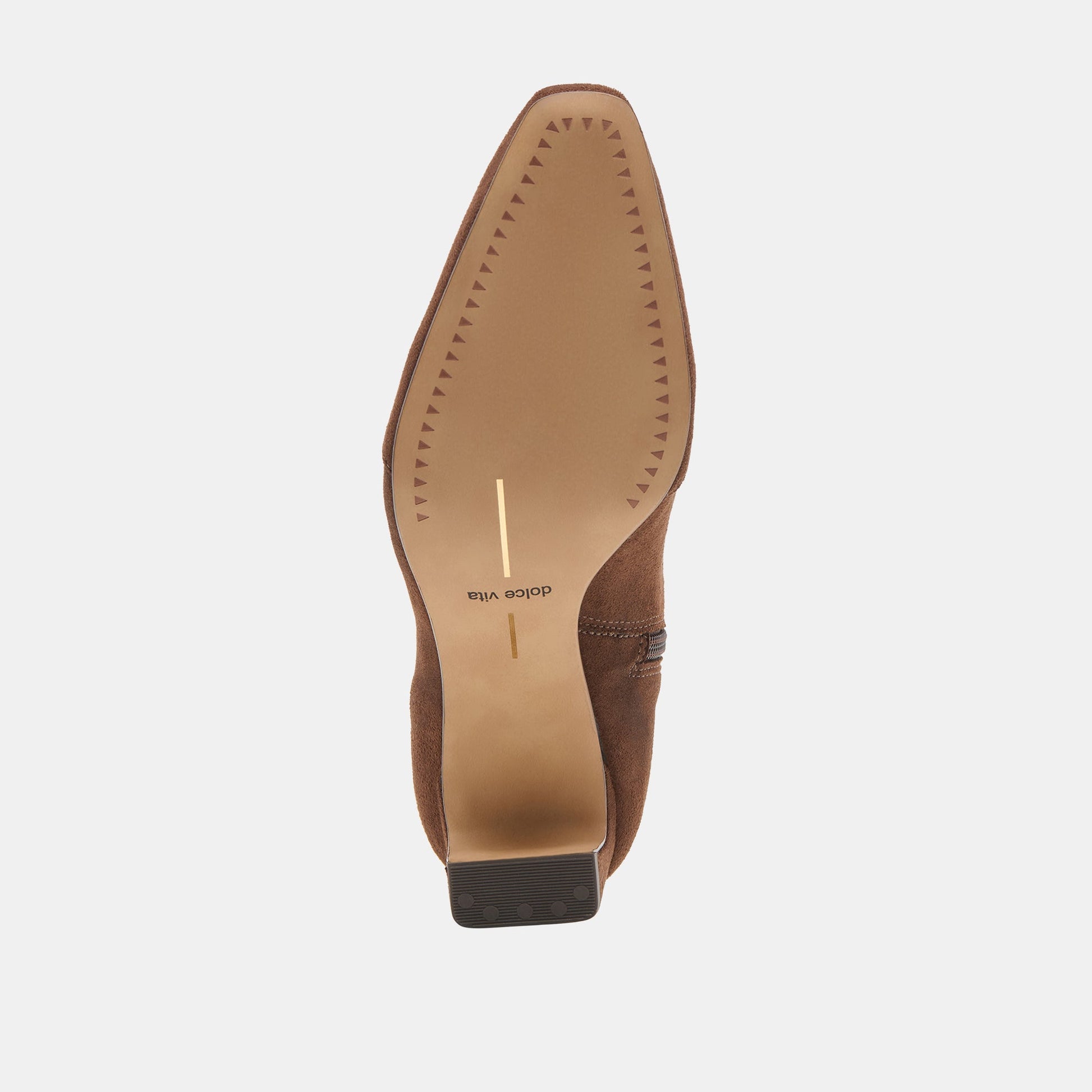 Anika Wide Dk Brown Stella Suede Boots - Dolce Vita