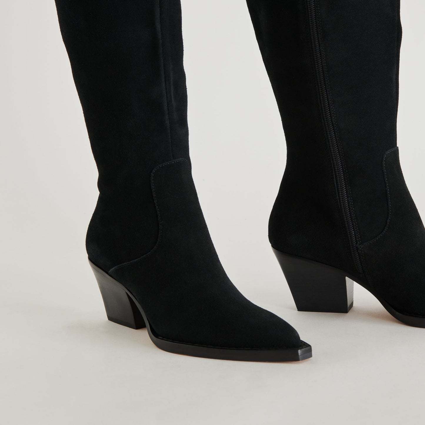 Raj Boots in Onyx Suede - Dolce Vita