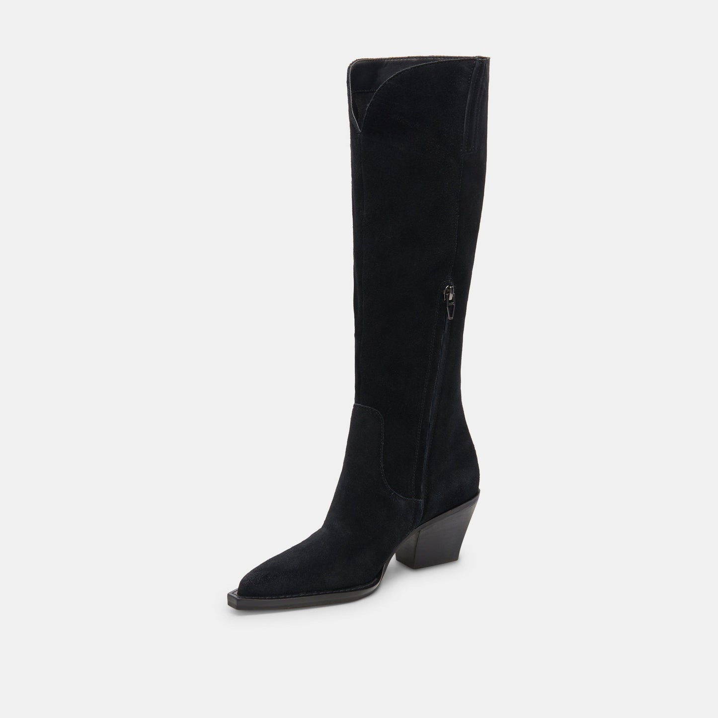 Raj Boots in Onyx Suede - Dolce Vita